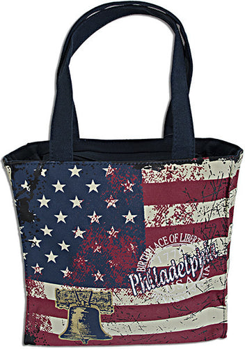 Robin Ruth Tote Bag - SMALL - USA Flag Philadelphia