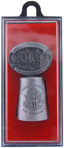 Thimble Pewter Washington DC Korean Memorial