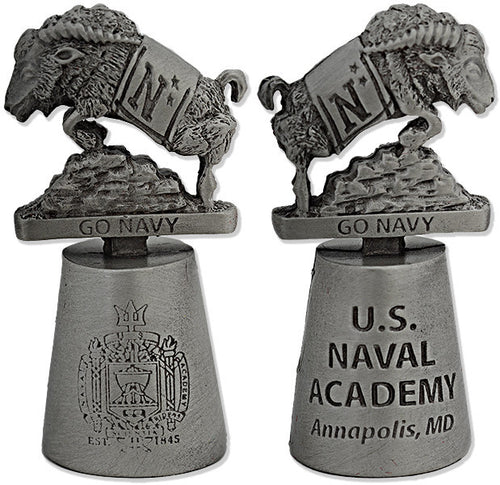 Thimble Pewter Naval Academy Goat
