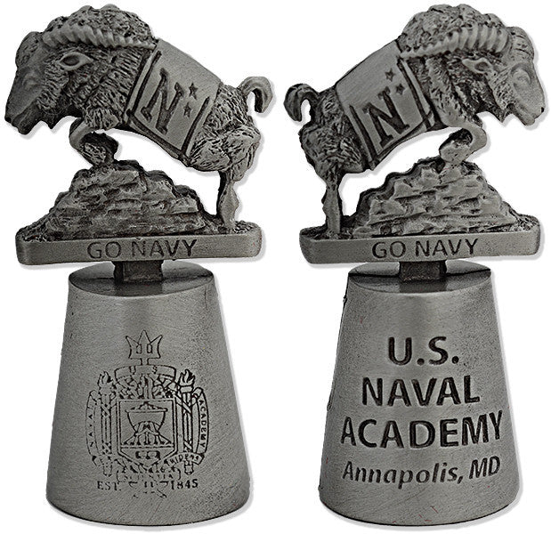 Thimble Pewter Naval Academy Goat