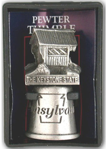 Thimble Pewter Boxed Pennsylvania