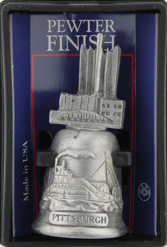 Thimble Pewter Pittsburgh Skyline