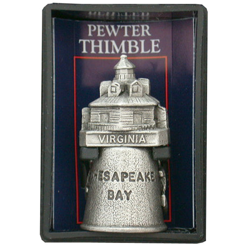 Thimble Pewter Virginia Lighthouse