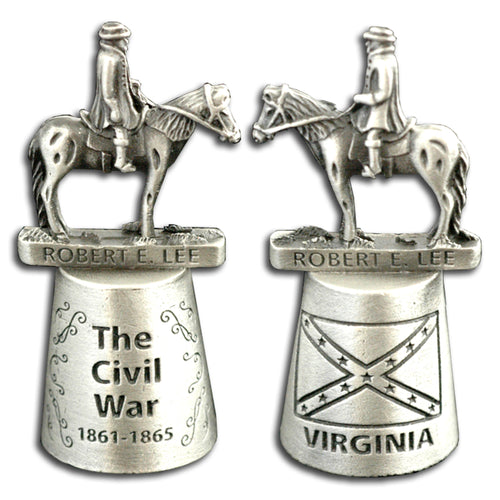 Thimble Pewter Virginia Robert E. Lee