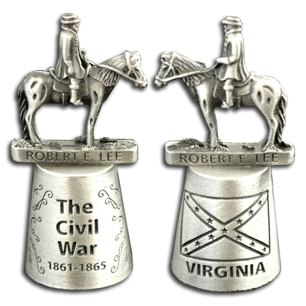 Thimble Pewter Virginia Robert E. Lee