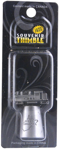 Thimble Pewter West Virginia Locomotive