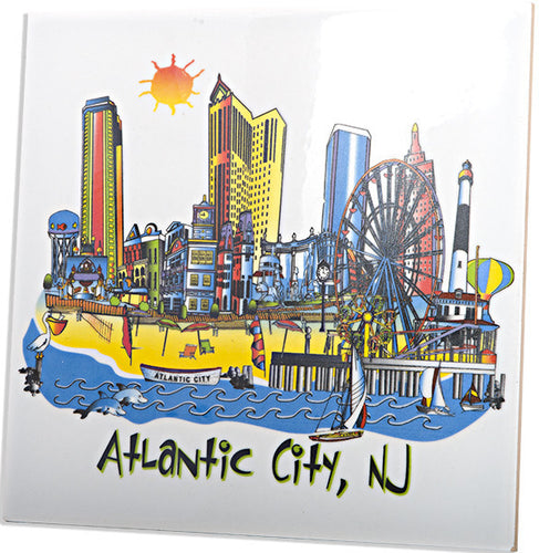 Tile Cartoonscape Atlantic City