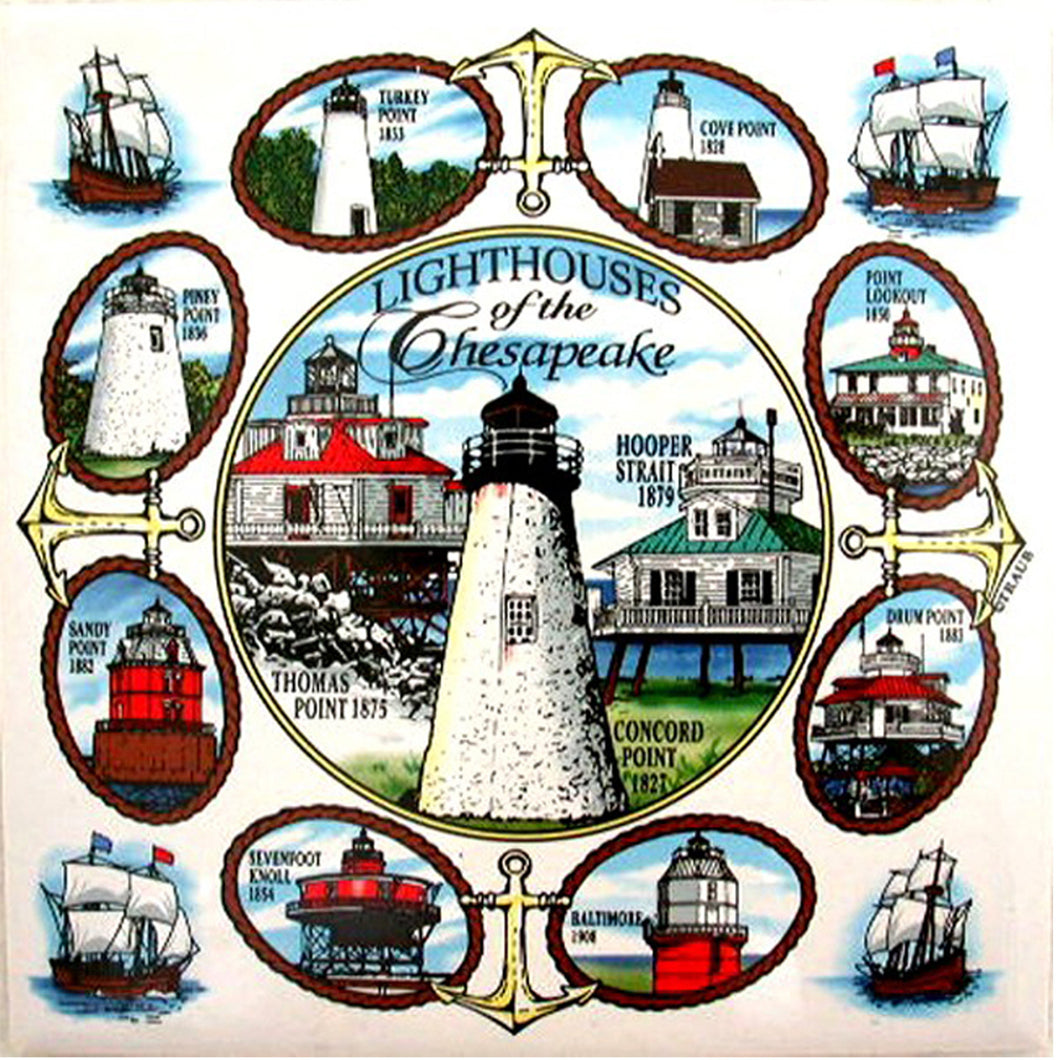 Tile Lighthouses of the Chesapeake