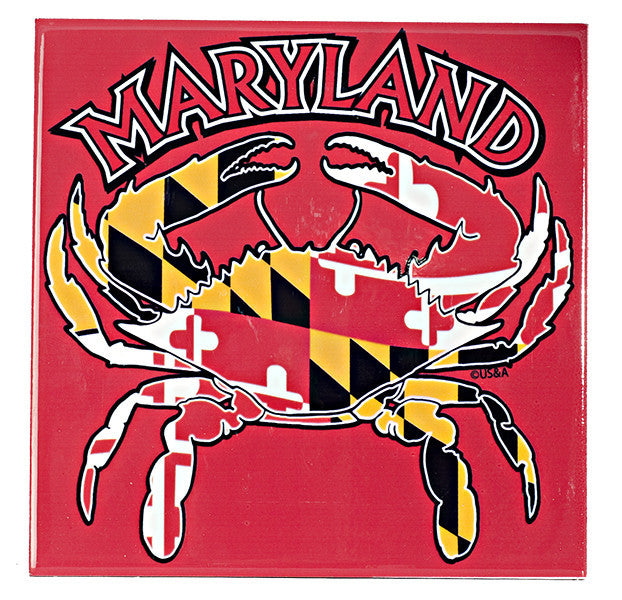 Tile Maryland Crab Flag