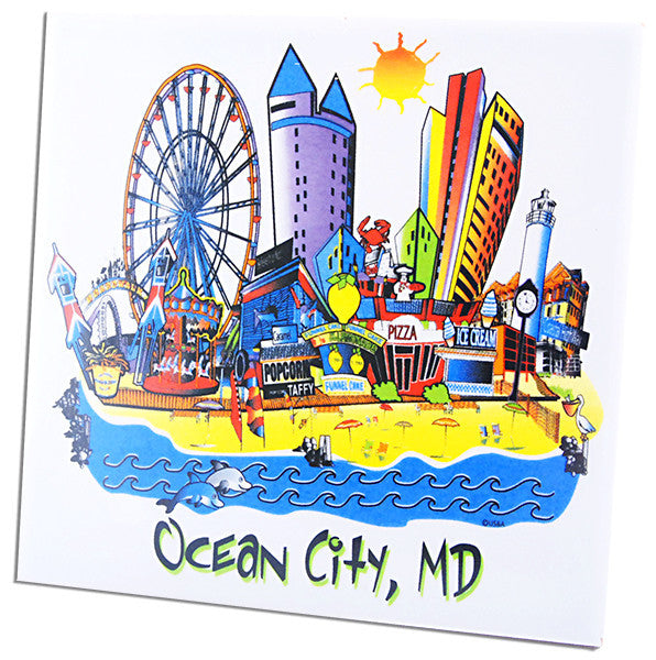 Tile Cartoonscape Ocean City MD