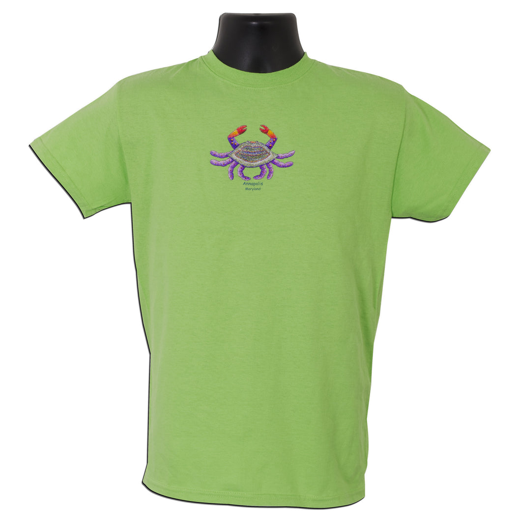 TSAM07L T-Shirt Caviar Crab Annapolis LIME