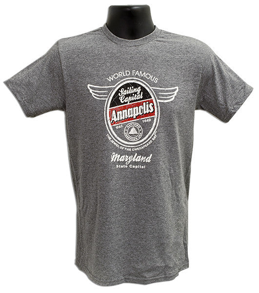 T-Shirt - Annapolis Aero Oval GRAPHITE