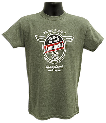 T-Shirt - Annapolis Aero Oval MILITARY