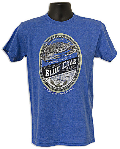 T-Shirt - Blue Crab Ale ANNAPOLIS Royal Heather