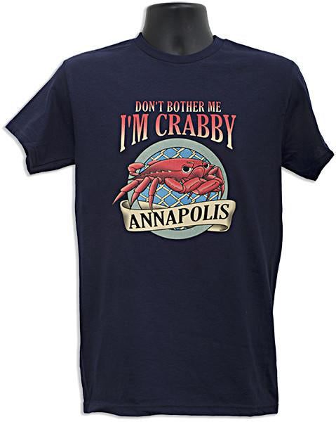 TSAM14N3 T-Shirt I'm Crabby Annapolis NAVY