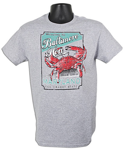 T-Shirt Welcome to Baltimore SPORT GREY