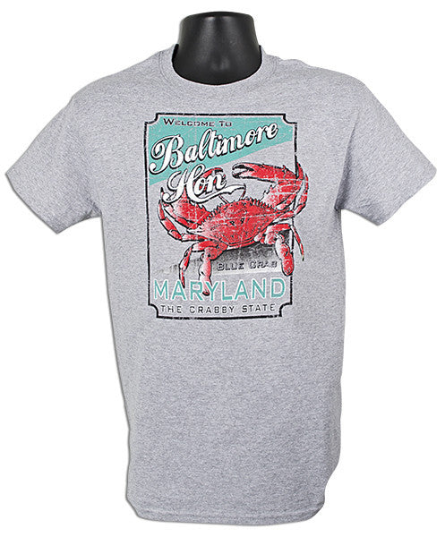 T-Shirt Welcome to Baltimore SPORT GREY