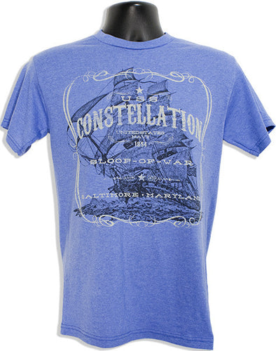 T-Shirt Constellation Vintage ROYAL HEATHER