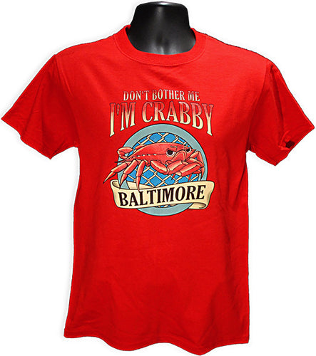 T-Shirt I'm Crabby Baltimore RED
