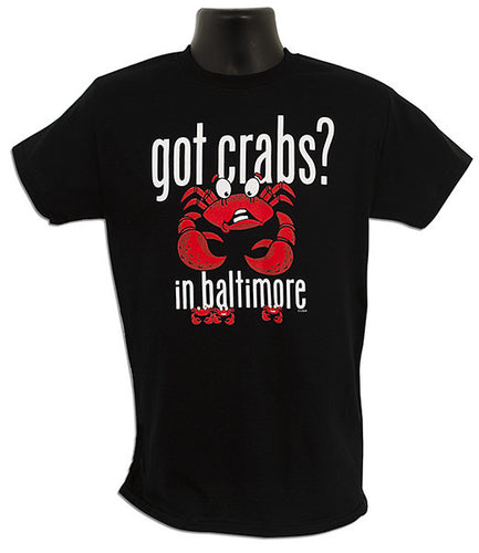 T-Shirt Baltimore GOT CRABS Black