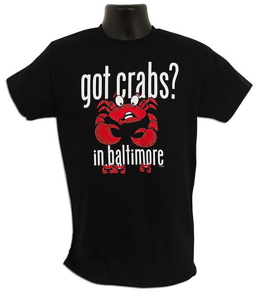 TSBM16B3 T-Shirt Baltimore GOT CRABS Black
