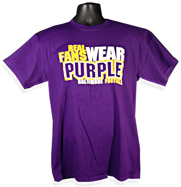 T-Shirt Real Fans Wear Purple PURPLE