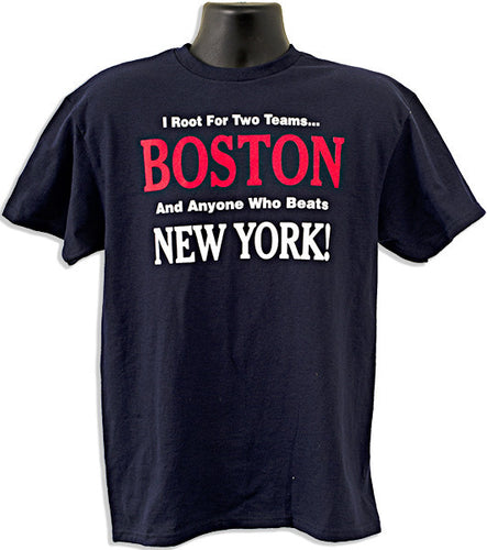 T-Shirt BOSTON My 2 Favorite Teams NAVY