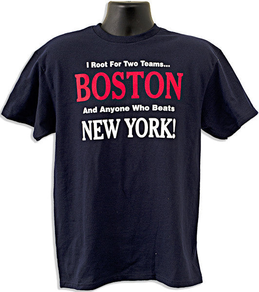 T-Shirt BOSTON My 2 Favorite Teams NAVY