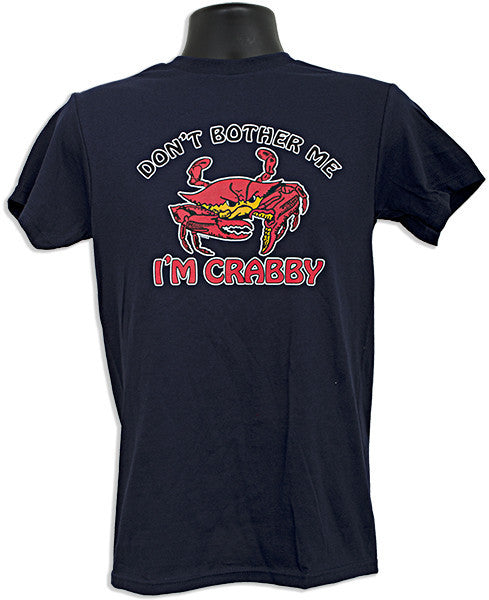 T-Shirt Don't Bother Me I'm Crabby NAVY