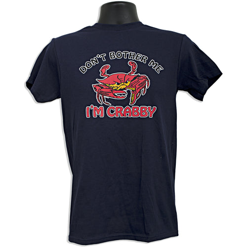 TSCR01N T-Shirt Don't Bother Me I'm Crabby NAVY 3X