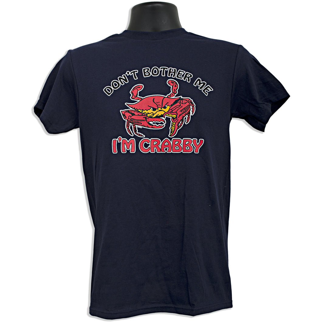TSCR01N T-Shirt Don't Bother Me I'm Crabby NAVY 3X