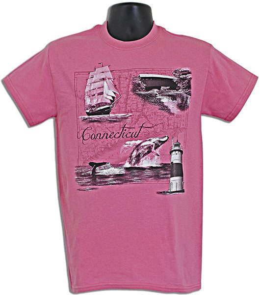T-Shirt Connecticut Map AZALEA
