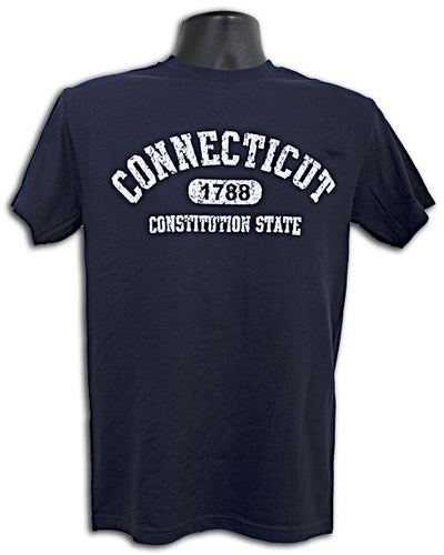 T-Shirt Connecticut Distressed NAVY