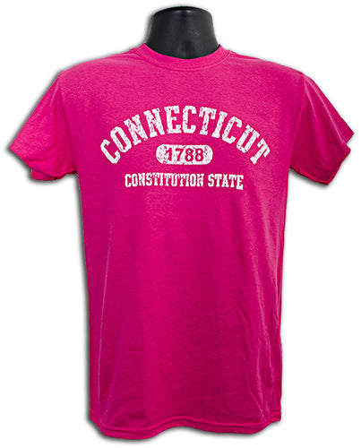 T-Shirt Connecticut Distressed HELICONIA