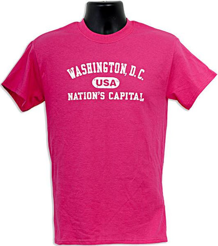 TSDC04H3 T-Shirt Washington DC Distressed HELICONIA