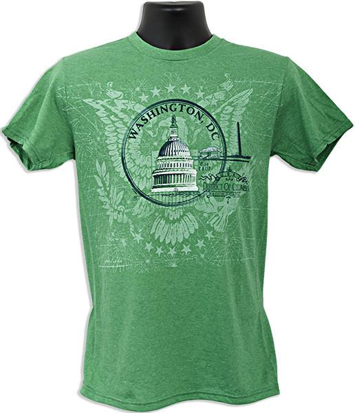 TSDC06K3 T-Shirt Washington DC Circle HEATHER KELLY