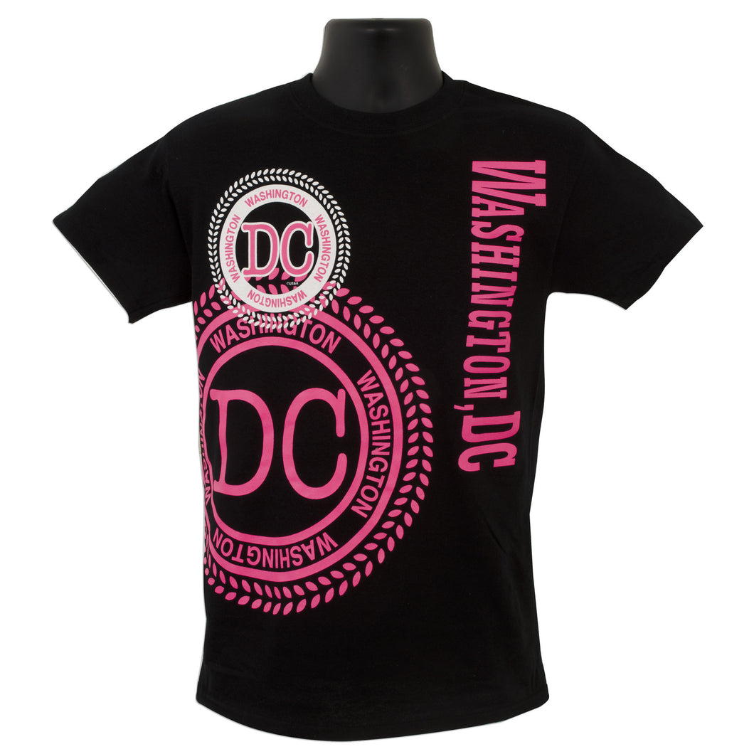 TSDC12B T-Shirt Washington DC Stamp BLACK