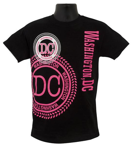 TSDC12B T-Shirt Washington DC Stamp BLACK