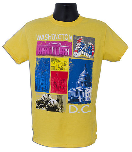 T-Shirt Washington DC Color Blocks DAISY