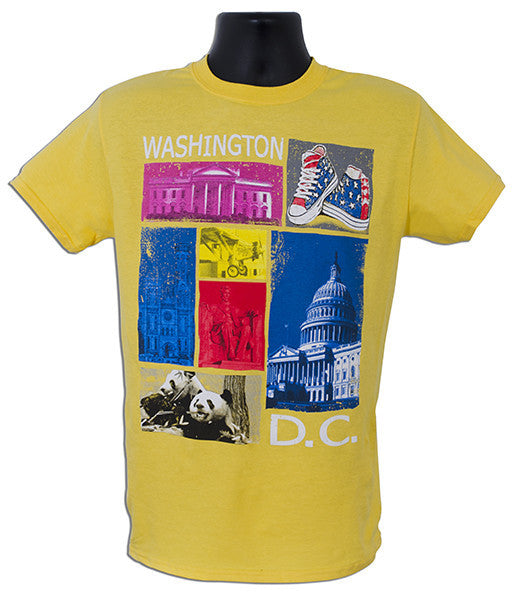 T-Shirt Washington DC Color Blocks DAISY