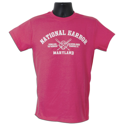 TSDC27P T-Shirt National Harbor Crossed Oars HELICONIA