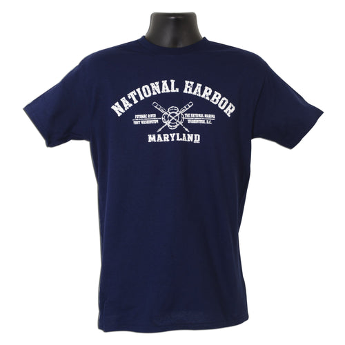 TSDC27R T-Shirt National Harbor Crossed Oars NAVY