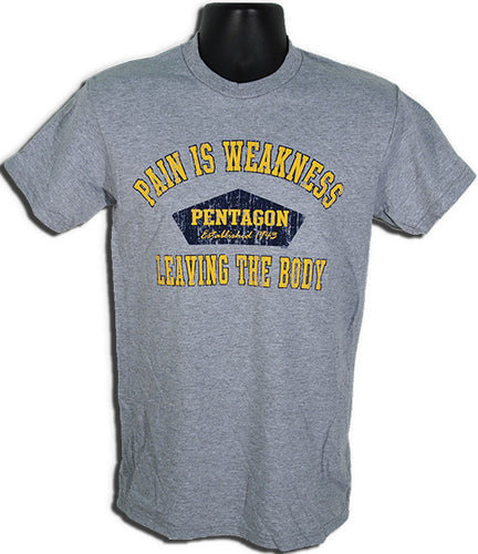 T-Shirt - Pentagon Pain is Weakness ANTHRACITE GREY