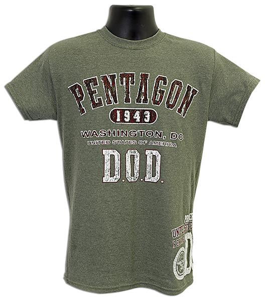 TSDC37B T-Shirt - Pentagon Two Hit Military Green Heather