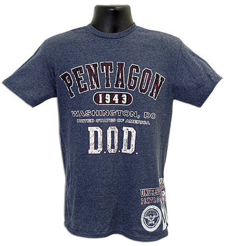 T-Shirt - Pentagon Two Hit Denim Heather