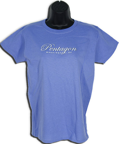 Ladies T - Pentagon Script LILAC