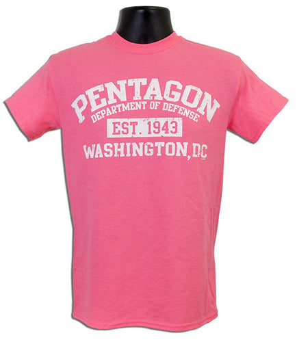 TSDC47P T-Shirt Pentagon Distressed SAFETY PINK