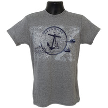 T-Shirt Delaware Map Anchor GRAPHITE HEATHER