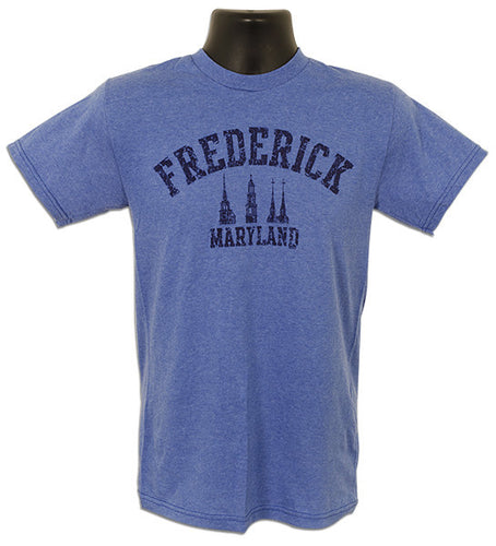 T-Shirt Frederick Distressed ROYAL HEATHER