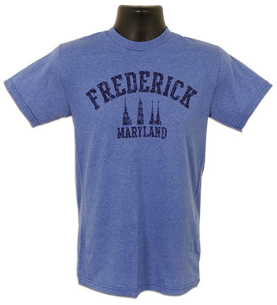 T-Shirt Frederick Distressed ROYAL HEATHER